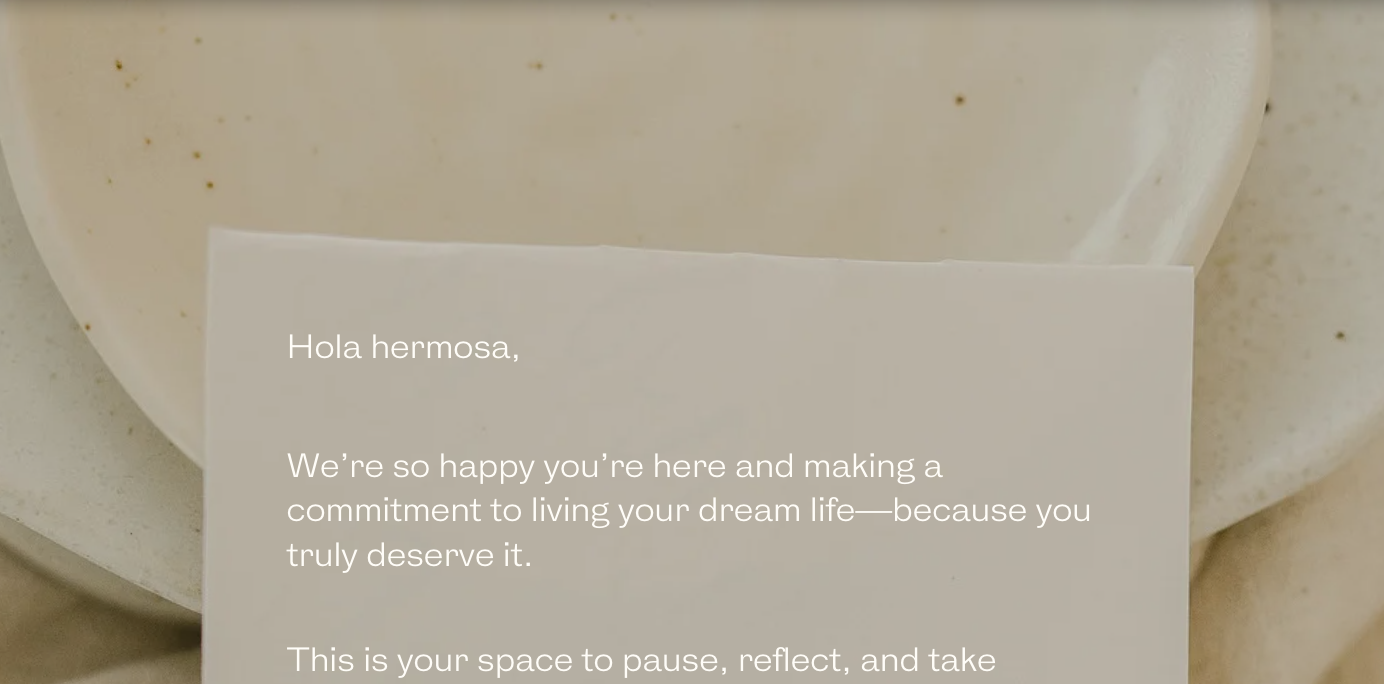 Next Small Step – A Luxe Action Planner for Your Dream Life
